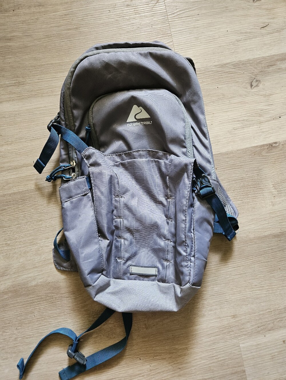 Ozark Trail 14L Gray Blue Hiking Cycling Hydration Pack Backpack Daypack